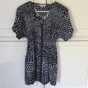 Blue motif sundress size s