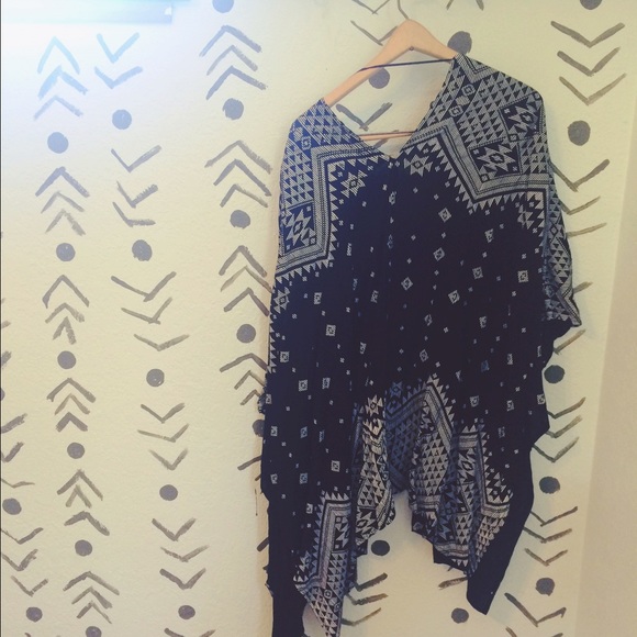 Boho Aztec kimono