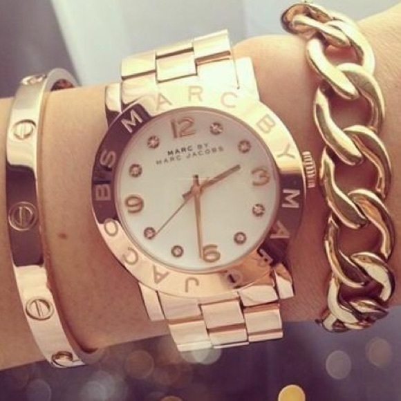 Marc by Marc Jacobs Rose Gold 36mm Amy Watch
