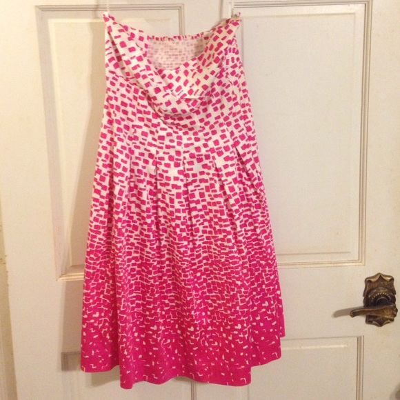 Calvin Klein strapless dress