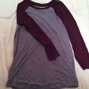 VICTORIA'S SECRET PINK QUARTER SLEEVE TOP