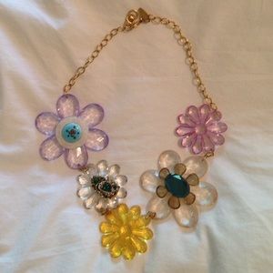 Anthropologie floral necklace