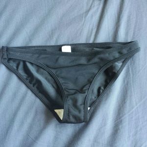 AA plain black bikini bottom