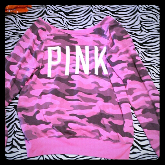 Pink VS pink camo shirt
