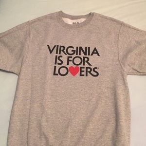 Virginia is for Lovers sweat shirt size small