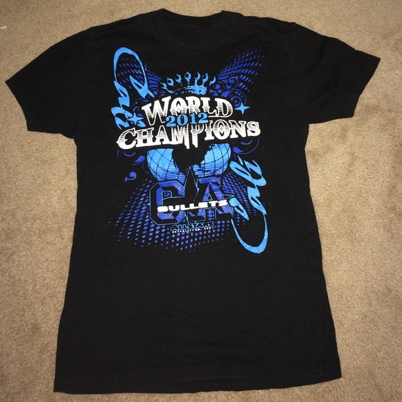 AS California Allstars Worlds 2012 Tee Shirt