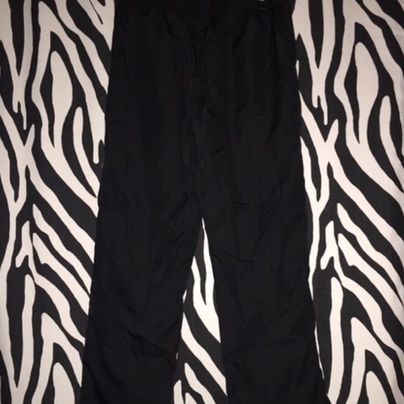 Danskin Now Black Sweatpants with Stripe - Picture 2 of 4