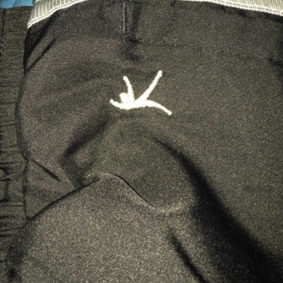 Danskin Now Black Sweatpants with Stripe - Picture 3 of 4