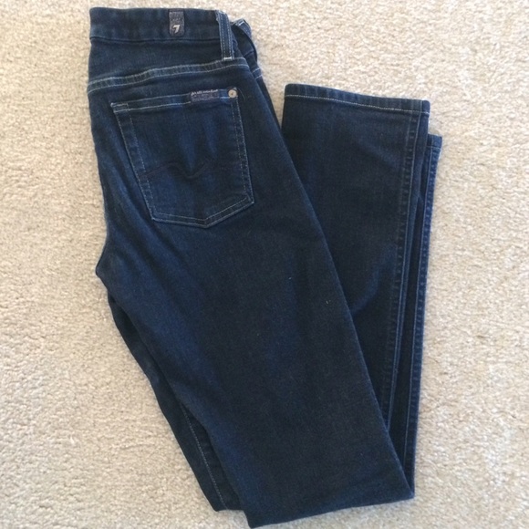 7 For All Mankind Straight Leg Jeans