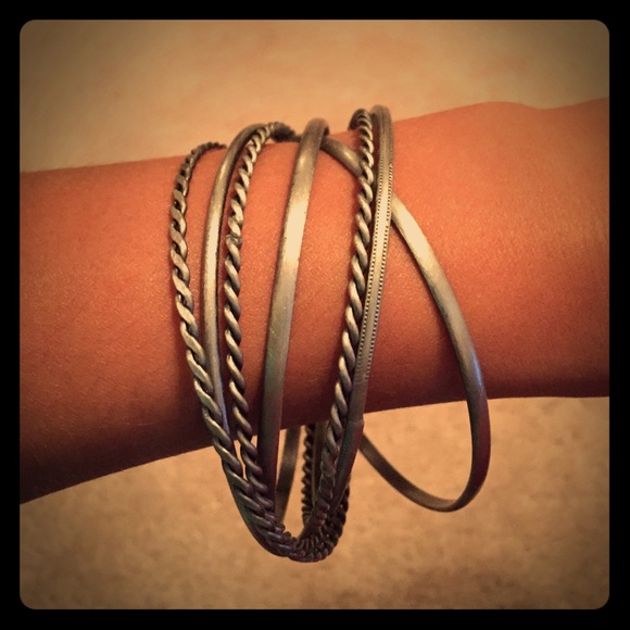 Silver bracelets