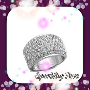 Pave Diamond CZ Band Ring