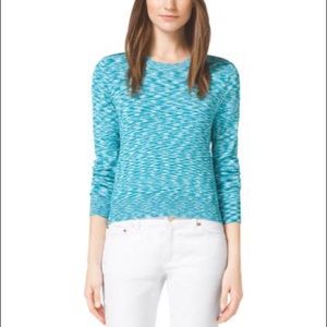 Michael Kors Cropped Space-Dyed Top