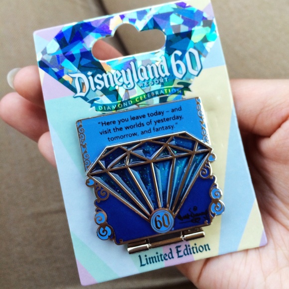Disney Navy Diamond Pin (June Release)