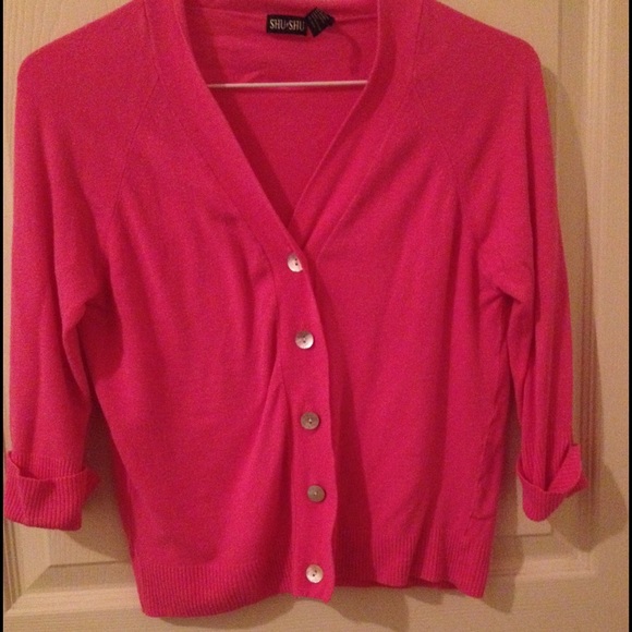 Hot pink sweater