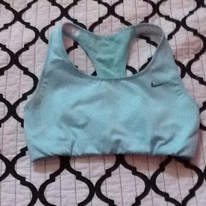 BABY BLUE NIKE SPORTS BRA