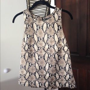 Snake Print Top
