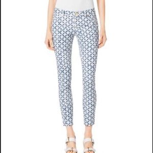 Michael Kors Printed Cropped Jeans