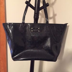 Kate Spade black tote bag