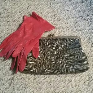 SOLD Gold Clutch
