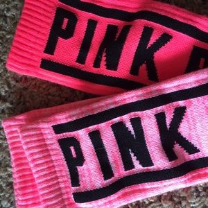 2 pairs of Victoria's Secret Pink tube socks