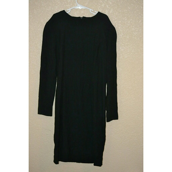 Black long sleeve dress