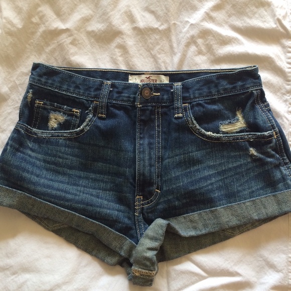 High Waisted Hollister Jean Shorts