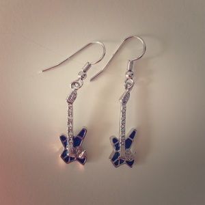 Electric Guitar Dangle Earrings