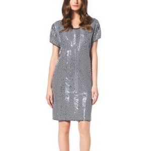 Michael Kors Sequined Herringbone Dress