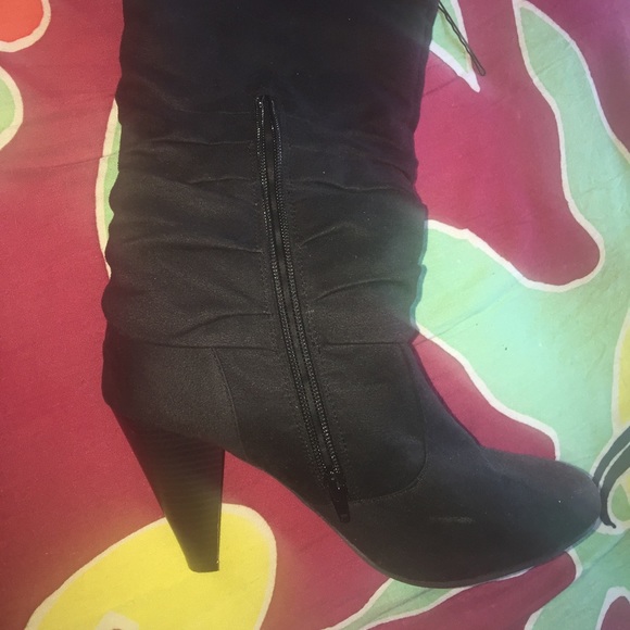 All Black 3 inch boots