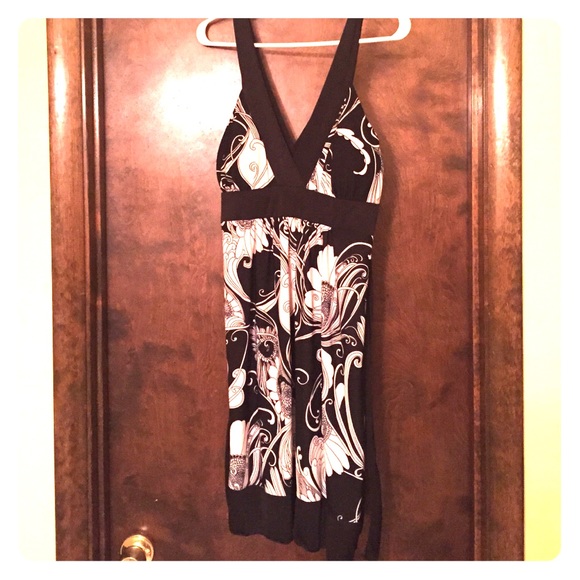 Black & White Short Dress