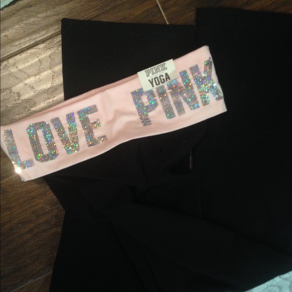 Victoria secret brand new pink yoga boot pants xs