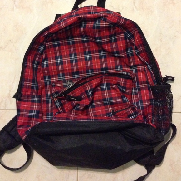 Plaid backpack