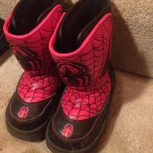 Light up Spider-Man boots