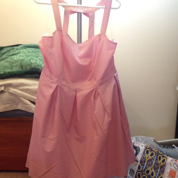 Rare! Red/white striped summer party dress! NWT