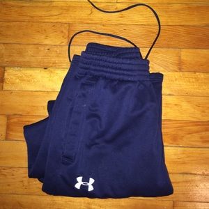 Under Armour sweatpants.