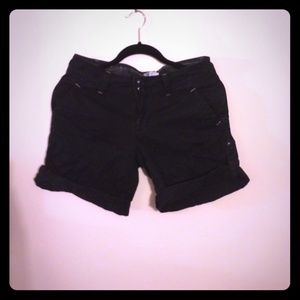 Black cuffed bottom lucky brand shorts