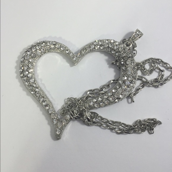 Crystal heart necklace