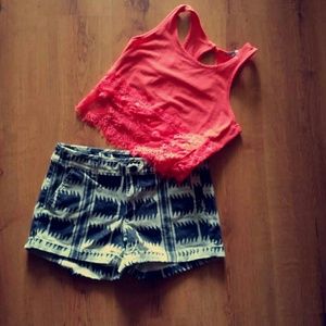 American Eagle print shorts