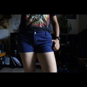 Navy blue shorts