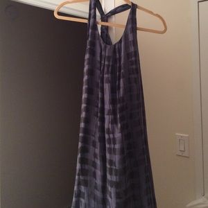 Alice and Olivia racerback knotted long shirt