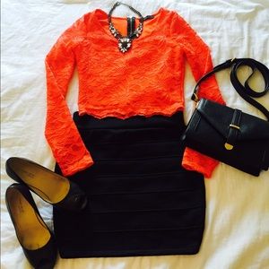 Top and skirt