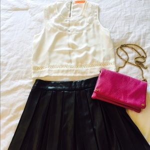 Top and skater skirt