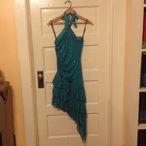 Turquoise homecoming dress