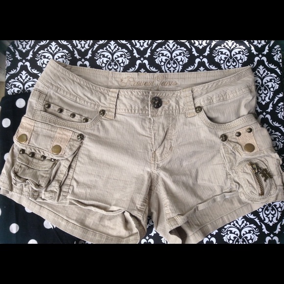 Khaki Cargo Shorts