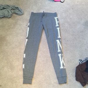 Pink tight sweats