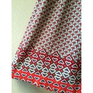 Orange Print Dress NWOT