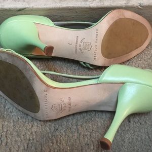 Banana Republic Shoes - Banana Republic lime green shoes Banana Republic Shoes - Banana Republic lime green shoes
