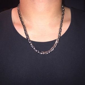 Brand new 26" stainless steel men's chain