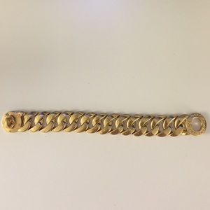gold Marc by Marc Jacobs link bracelet