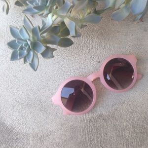 Pink Round Sunglasses